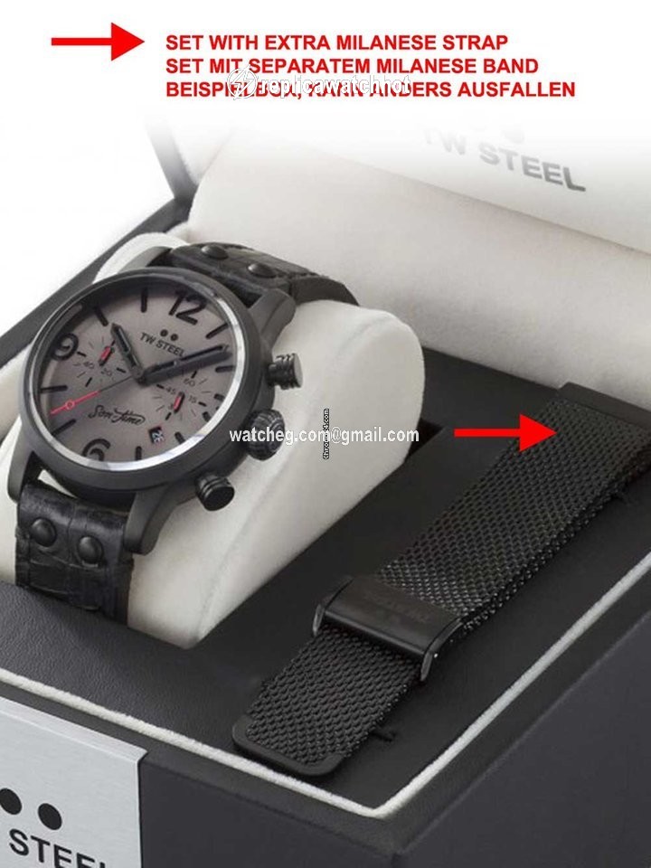 TW Steel Mens watch Unisex Quartz Steel MST3 2