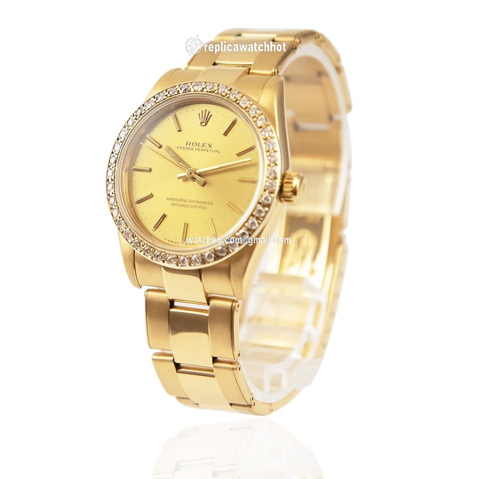 Rolex Oyster Perpetual 31 Womens watch Yellow gold Automatic 67518 2