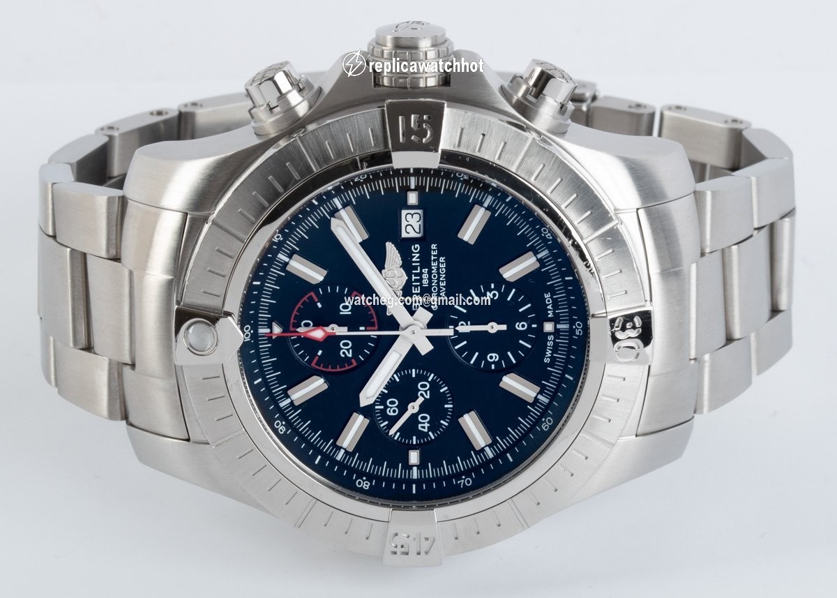 Breitling Super Avenger Mens watch Unisex Automatic Steel A13375101B1A1 2