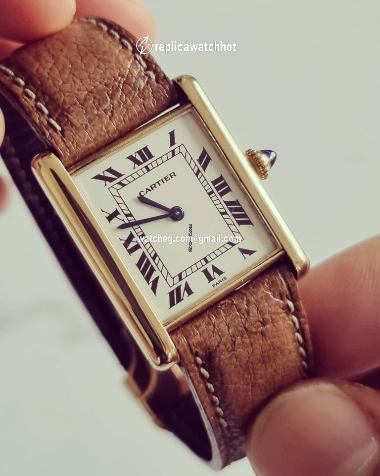 Cartier Tank Louis Cartier Mens watch Unisex Manual winding Yellow gold 96019 2