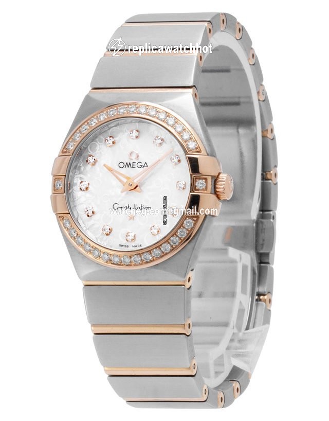 Omega Constellation Quartz Mens watch Unisex Quartz Steel 123.25.27.60.55.009 2