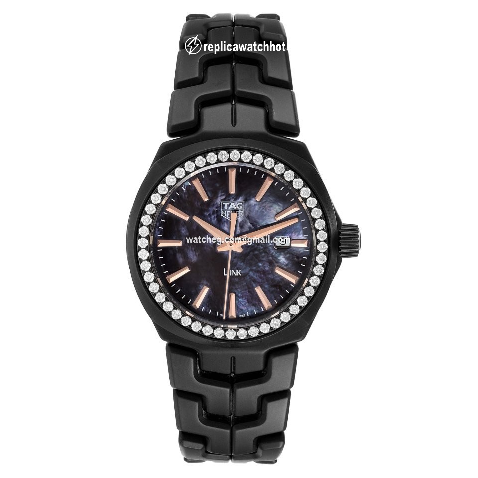 TAG Heuer Link Lady Womens watch Quartz Ceramic WBC1391.BH0745 2