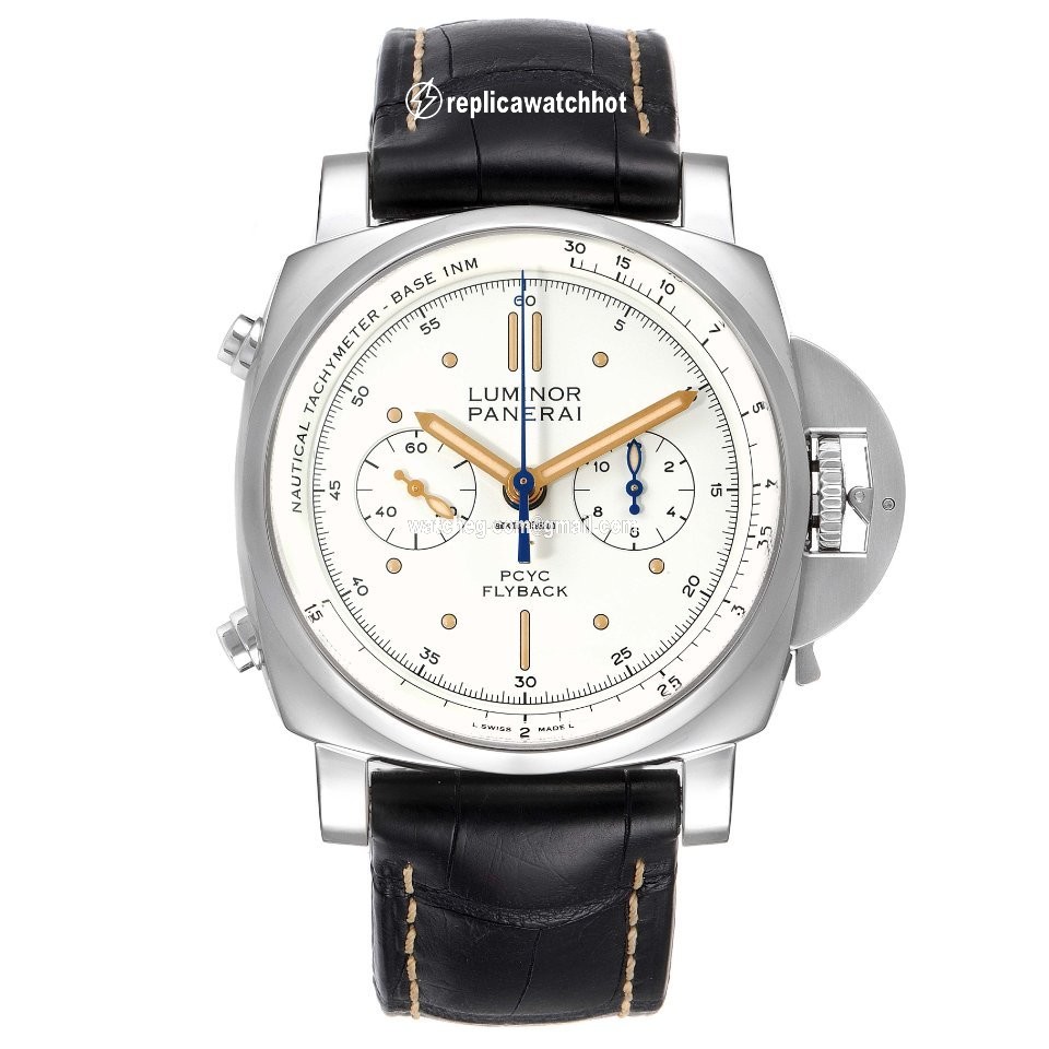Panerai Luminor 1950 3 Days Chrono Flyback Mens watch Unisex Automatic Steel PAM00654 2