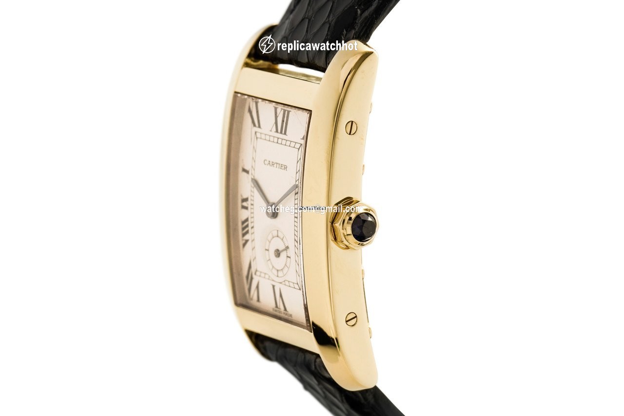 Cartier Tank Americaine Mens watch Unisex Quartz Yellow gold 811905 2