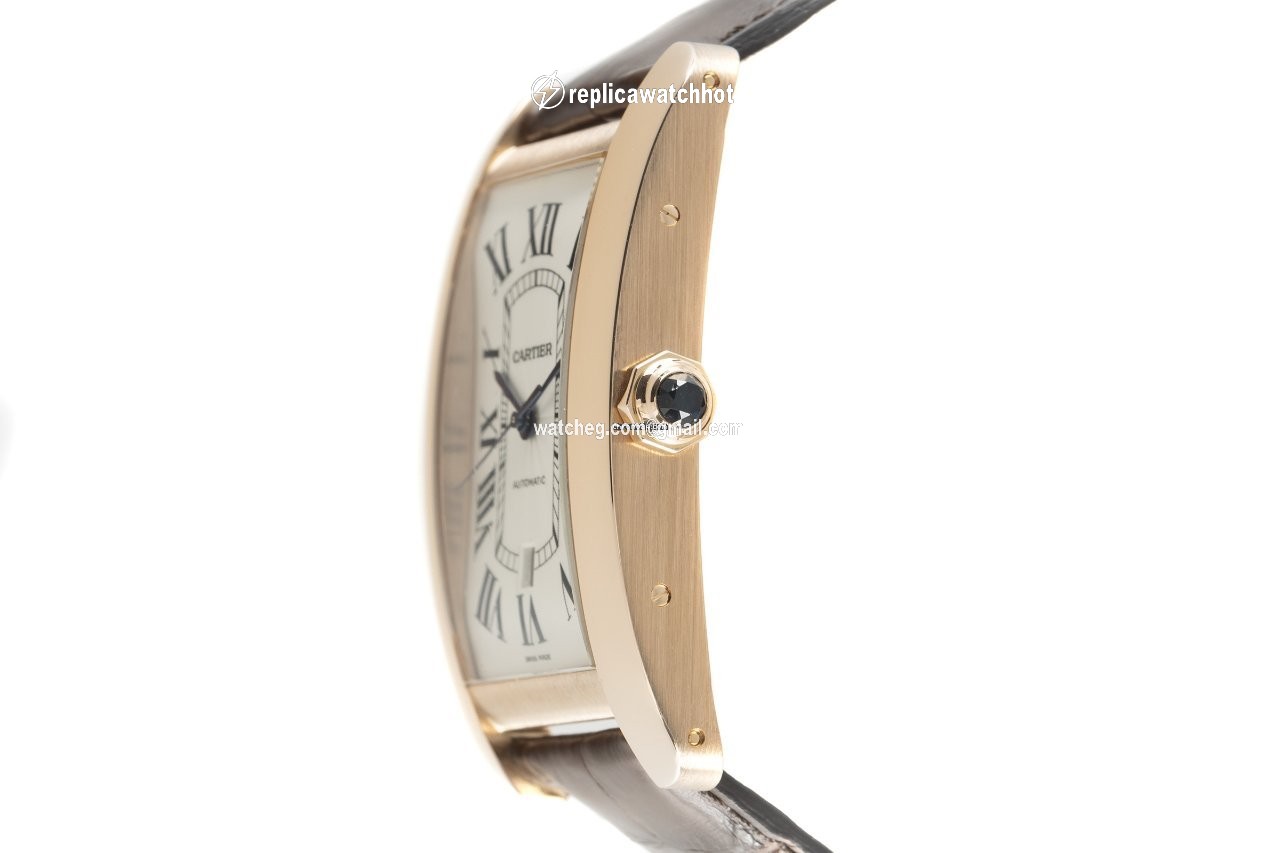 Cartier Tank Americaine Mens watch Unisex Automatic Red gold W2609856 2