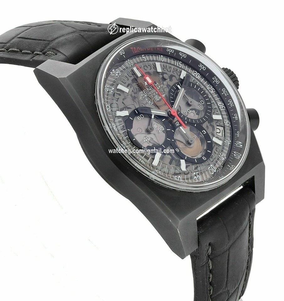 Zenith El Primero New Vintage 1969 Automatic Titanium 96.1969.469 2