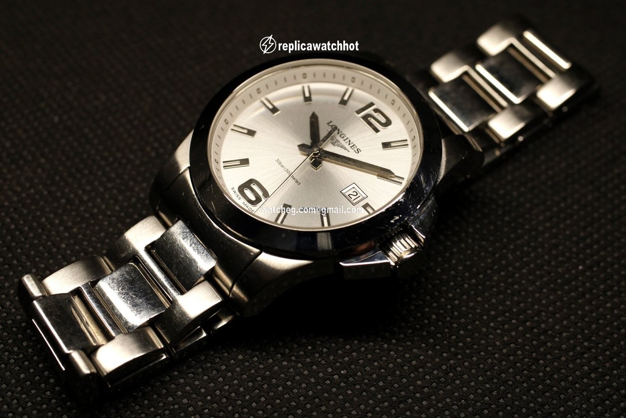 Longines Mens watch Unisex Quartz Steel L3.659.4.58.6 2