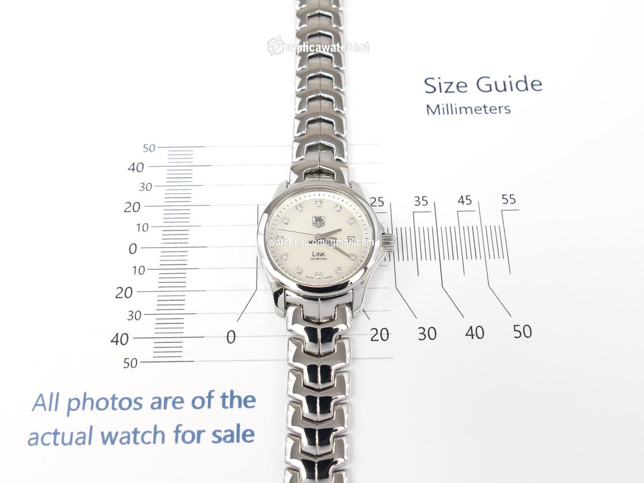 TAG Heuer Link Lady Womens watch Quartz Steel WJF1317.BA0572 2