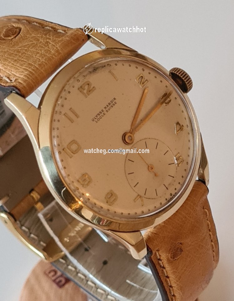 Ulysse Nardin Mens watch Unisex Manual winding Yellow gold 6034-13 2