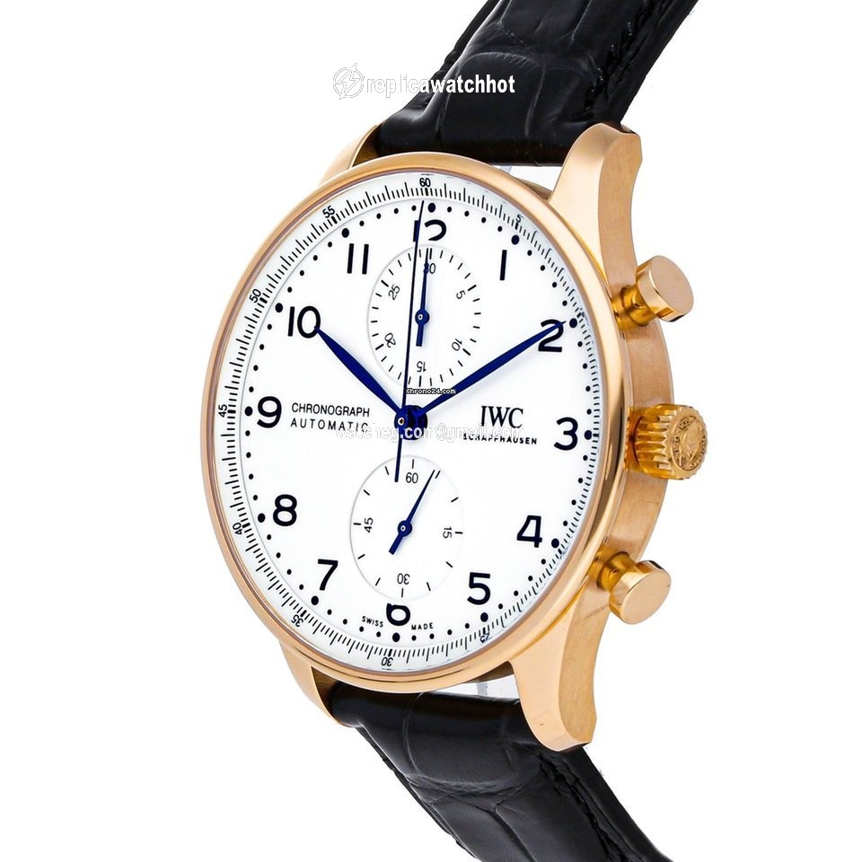 IWC Portuguese Chronograph Mens watch Unisex Automatic Rose gold IW3716-03 2