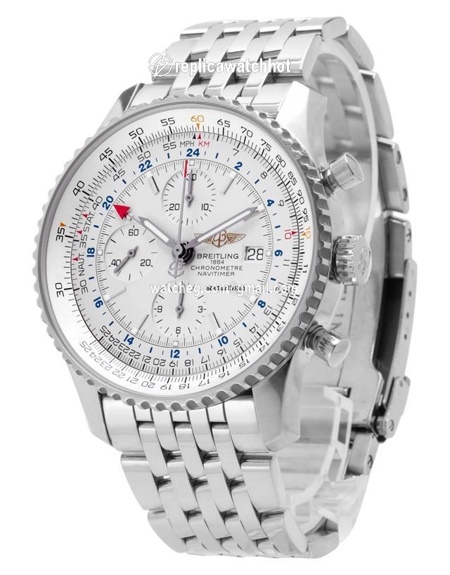 Breitling Navitimer World Mens watch Unisex Automatic Steel A2432212.G571.443A 2