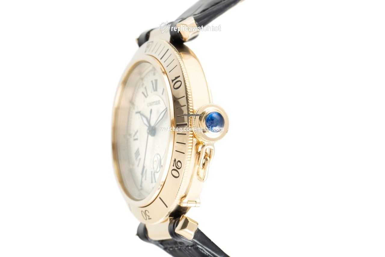 Cartier Pasha Mens watch Unisex Automatic Yellow gold 1027 2