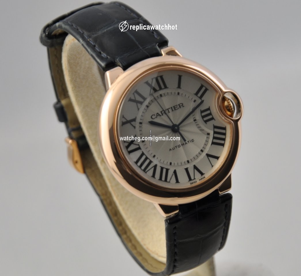 Cartier Ballon Bleu 36mm Mens watch Unisex Automatic Rose gold W6900456 2