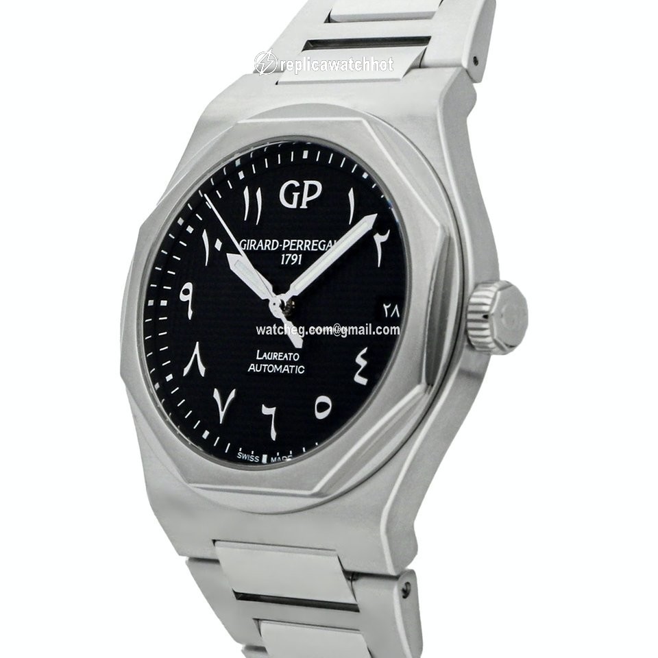 Girard Perregaux Laureato Mens watch Unisex Automatic Steel 81010-11-1750-11A 2