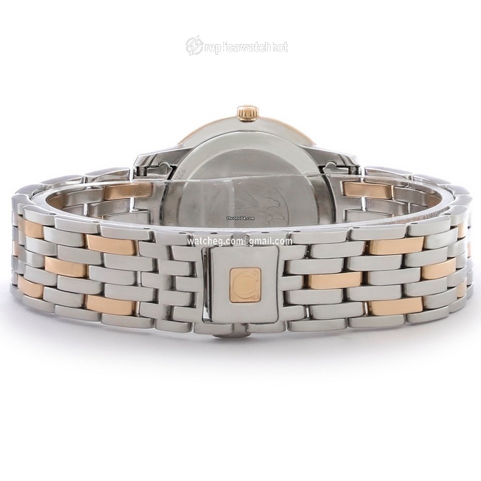 Omega De Ville Prestige Womens watch Quartz Gold Steel 424.20.27.60.52.002 2