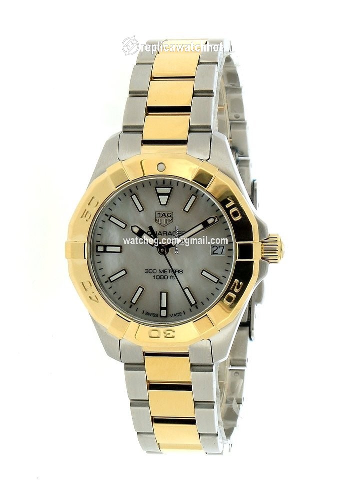 TAG Heuer Aquaracer Lady Womens watch Quartz Gold Steel WBD1320.BB0320 2