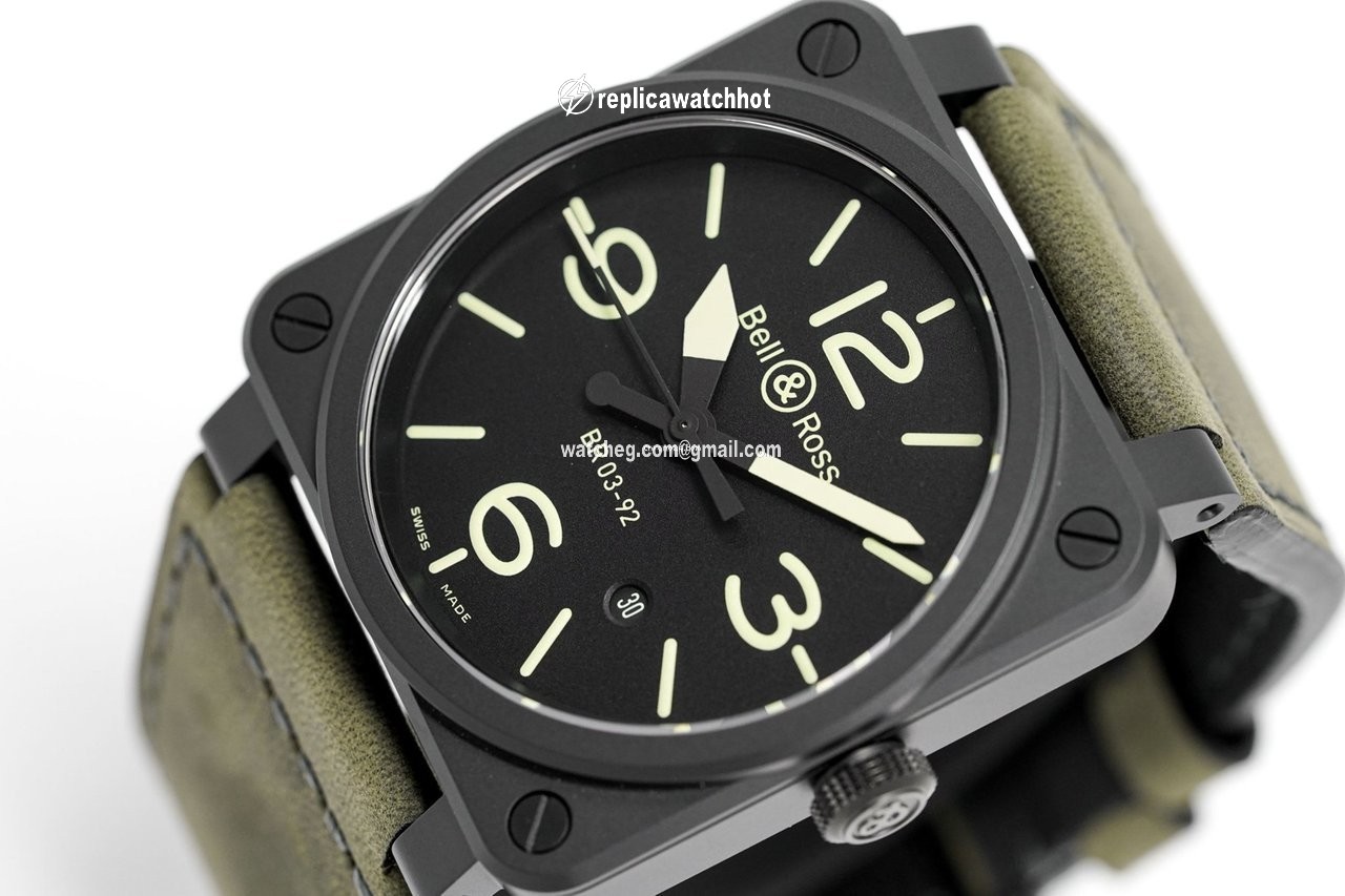 Bell & Ross BR 03-92 Ceramic Automatic Ceramic BR0392.BL3.CE.SCA 2