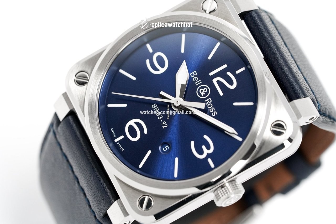 Bell & Ross BR 03-92 Steel Automatic Steel BR0392.BLU.ST.SCA 2