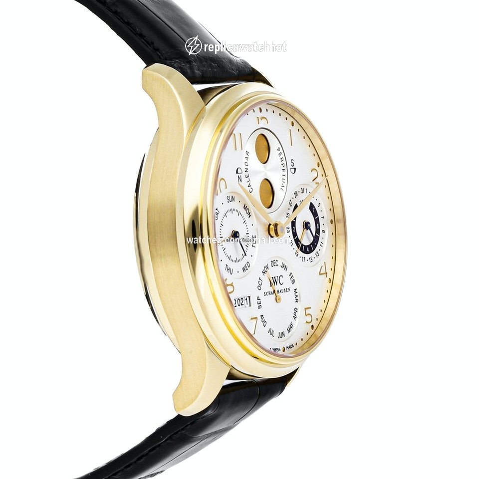 IWC Portuguese Perpetual Calendar Mens watch Unisex Automatic Yellow gold IW5021-07 2