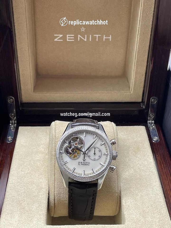 Zenith El Primero Chronomaster Lady Womens watch Automatic Steel 16.2150.4062 81.C754 2