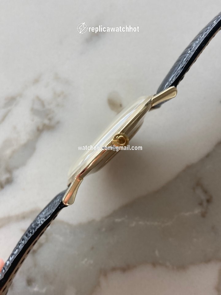 Omega Mens watch Unisex Manual winding Yellow gold 14 k gold 34mm dress watches 2