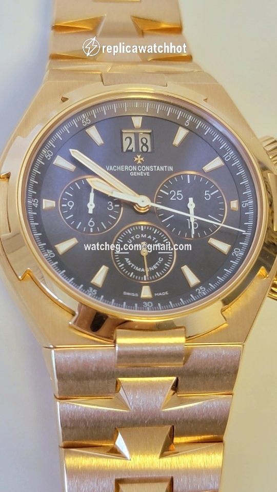 Vacheron Constantin Overseas Chronograph Mens watch Unisex Automatic Rose gold 49150 B01R-9338 2