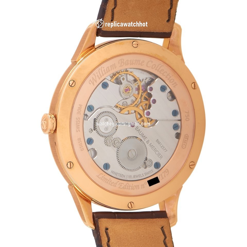 Baume & Mercier Mens watch Unisex Manual winding Rose gold M0A08801 2