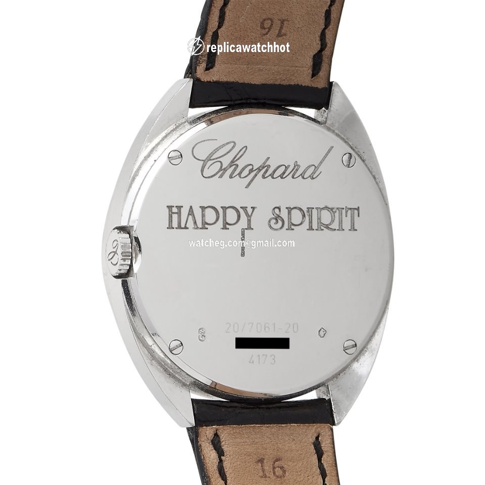 Chopard Happy Spirit Mens watch Unisex Quartz White gold 20 7061-20 2