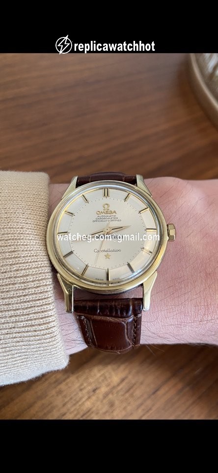 Omega Constellation Mens watch Unisex Automatic Gold Steel 167.005 2
