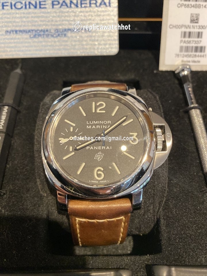 Panerai Luminor Marina Mens watch Unisex Manual winding Steel PAM 00005 2