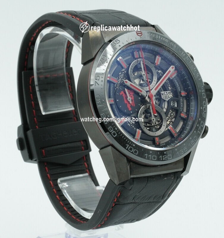TAG Heuer Carrera Calibre HEUER 01 Mens watch Unisex Automatic Ceramic CAR2A1J.FC6400 2