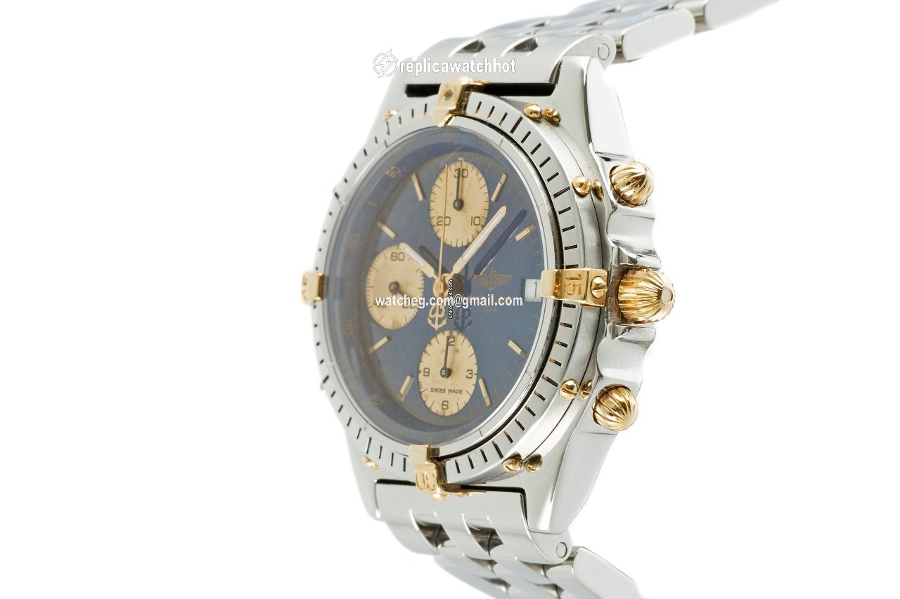 Breitling Chronomat Mens watch Unisex Automatic Gold Steel 81.950 B13047 2