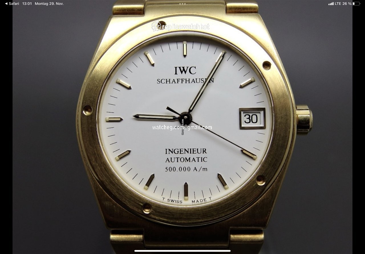IWC Ingenieur Automatic Mens watch Unisex Automatic Yellow gold IW9238 2