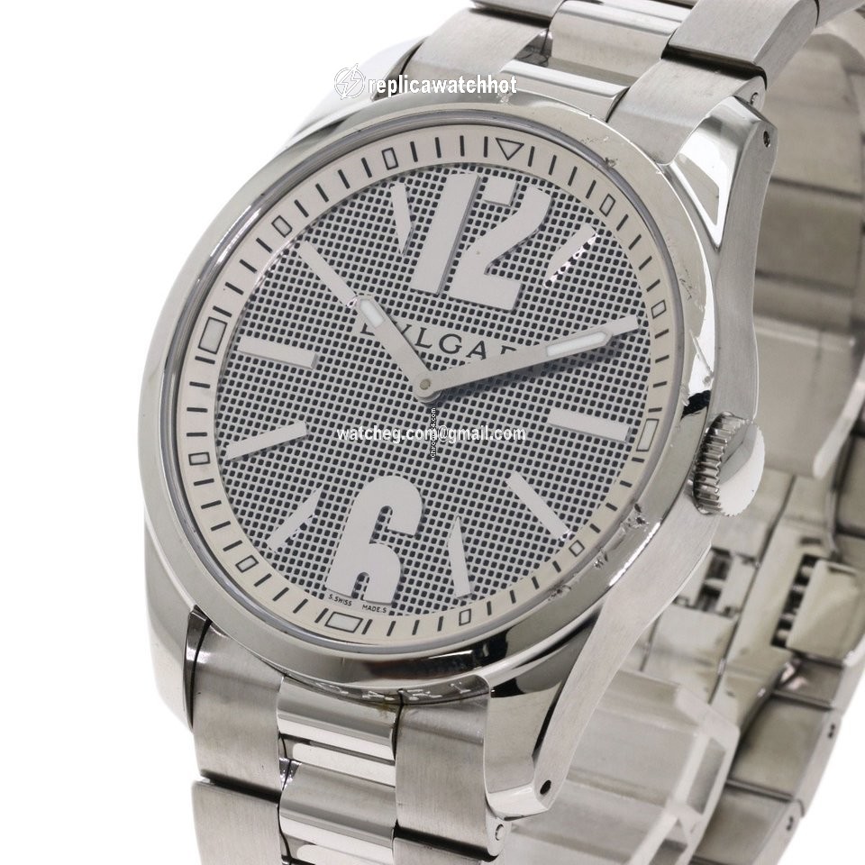 Bulgari Mens watch Unisex Quartz Steel ST44SS 2