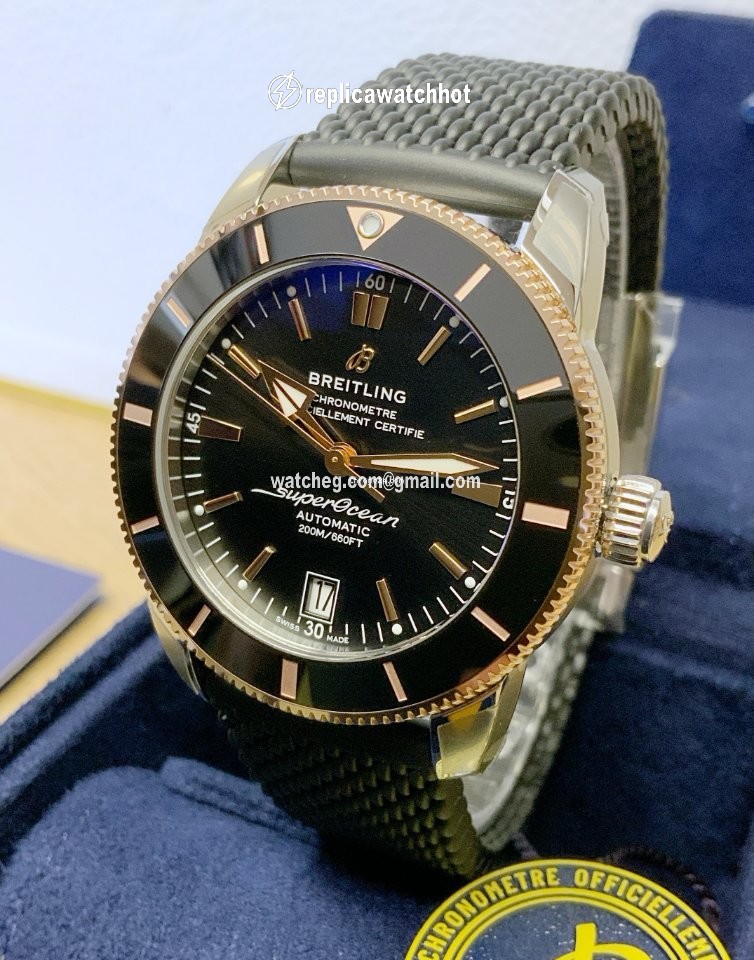 Breitling Superocean Heritage II 42 Mens watch Unisex Automatic Gold Steel UB2010121B1S1 2