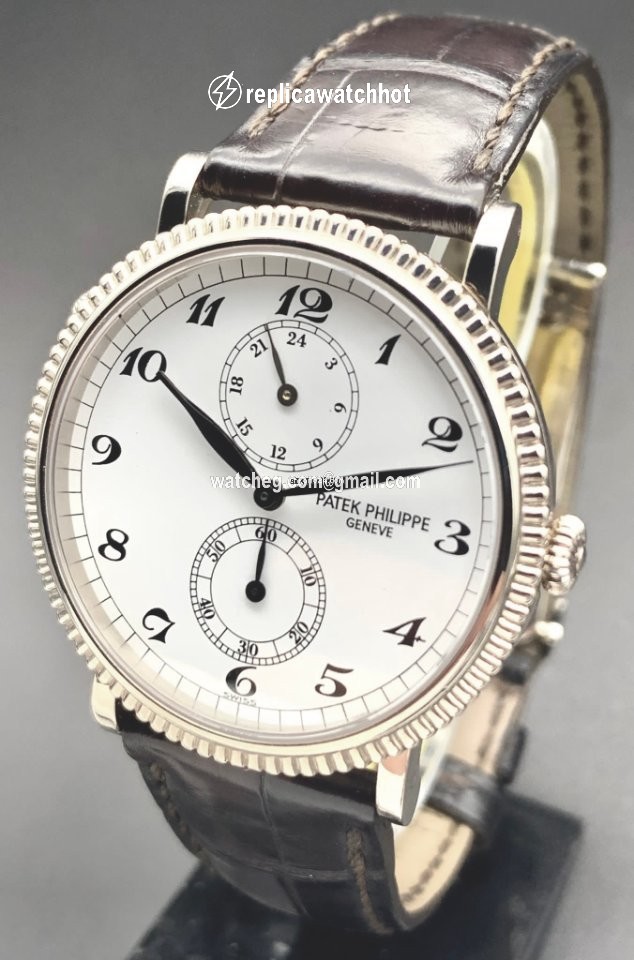 Patek Philippe Travel Time Mens watch Unisex Manual winding White gold 5034G 2