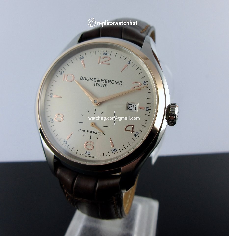 Baume & Mercier Clifton Mens watch Unisex Automatic Gold Steel MOA10139 2