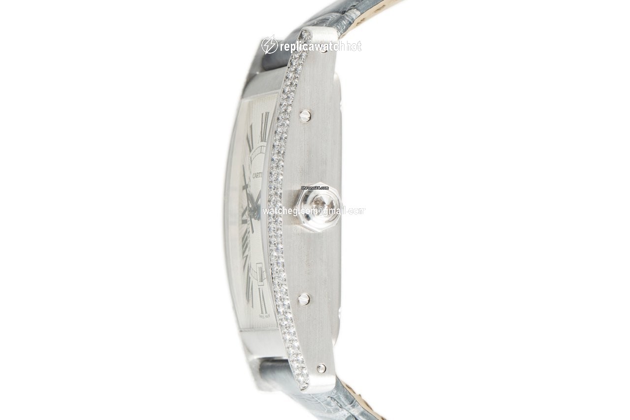 Cartier Tank Americaine Womens watch Automatic White gold 2490 2