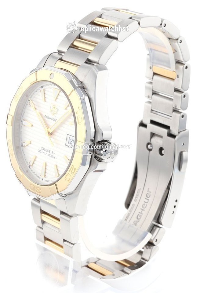 TAG Heuer Aquaracer 300M Mens watch Unisex Automatic Gold Steel WAY2151.BD0912 2