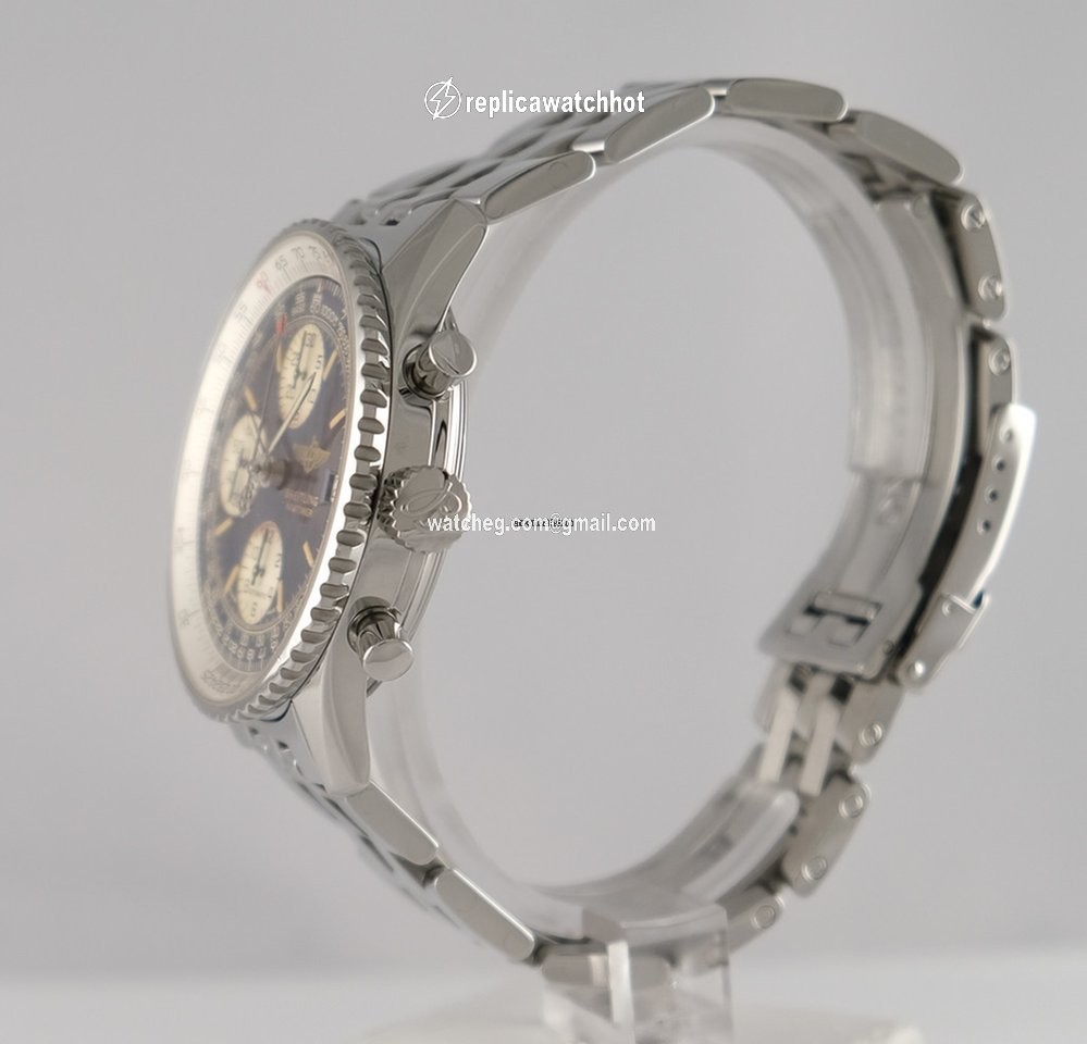 Breitling Old Navitimer Mens watch Unisex Automatic Gold Steel A 13022 2