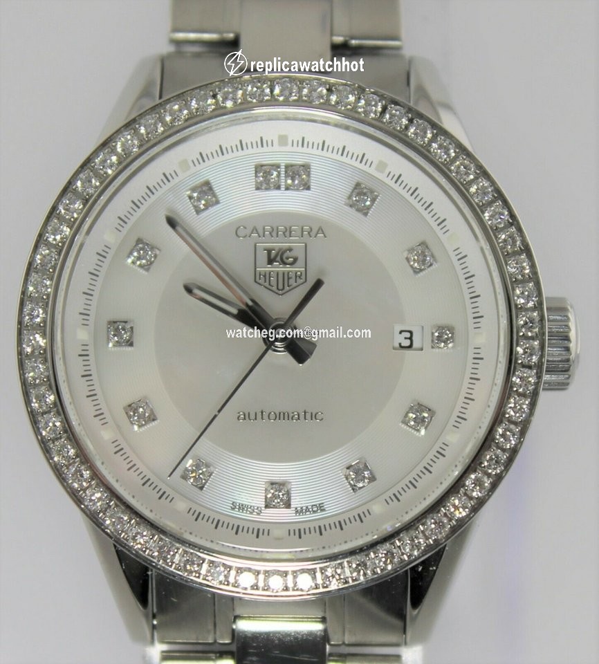TAG Heuer Carrera Lady Womens watch Automatic Steel WV2413.BA0793 2