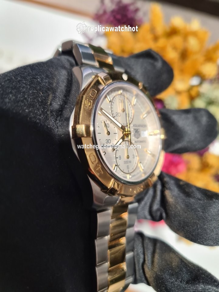 TAG Heuer Aquaracer Mens watch Unisex Automatic Gold Steel CAP2120 2