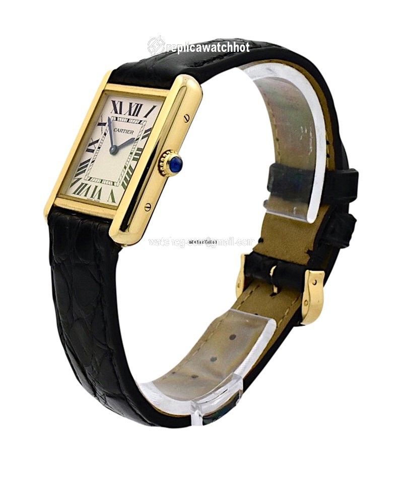 Cartier Tank Solo Womens watch Quartz Yellow gold 3168 2