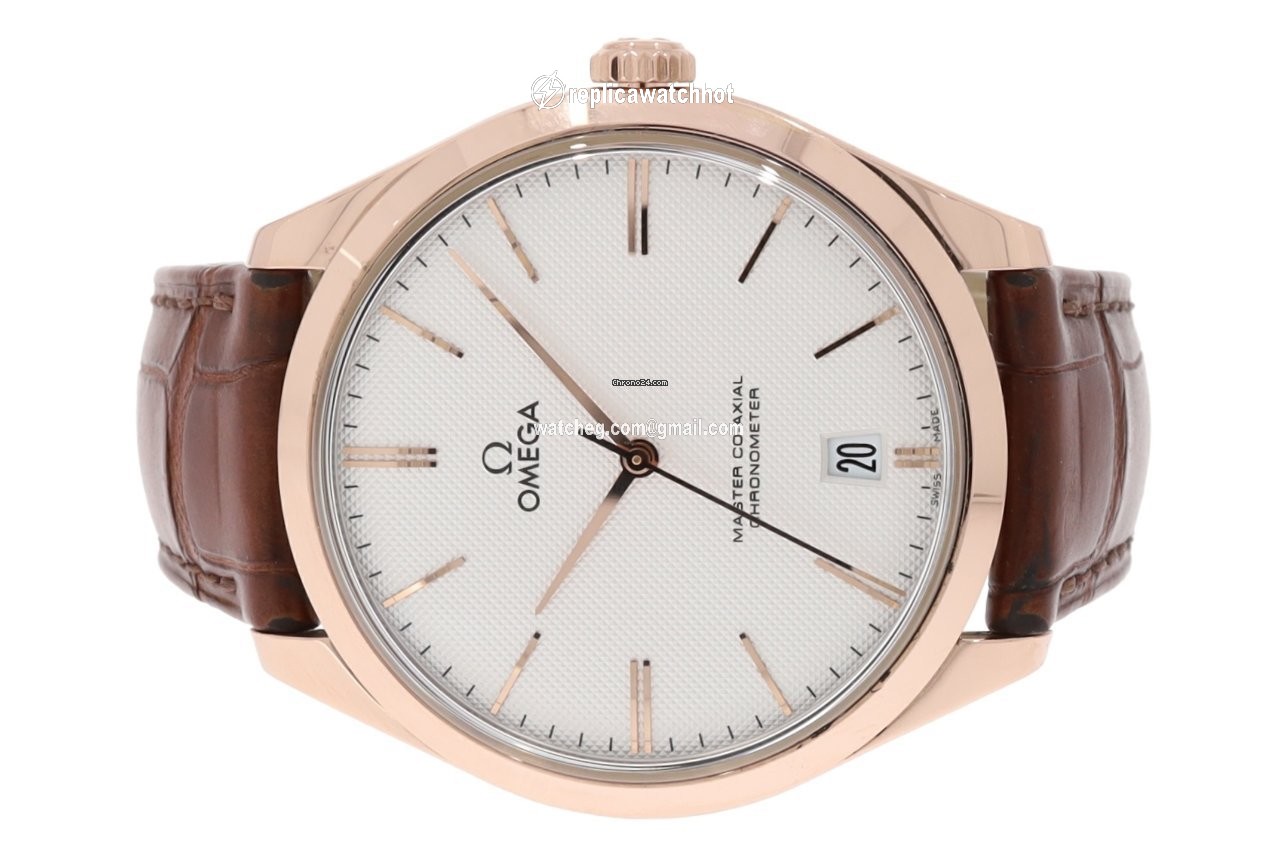 Omega De Ville Tresor Mens watch Unisex Manual winding Rose gold 432.53.40.21.02.002 2