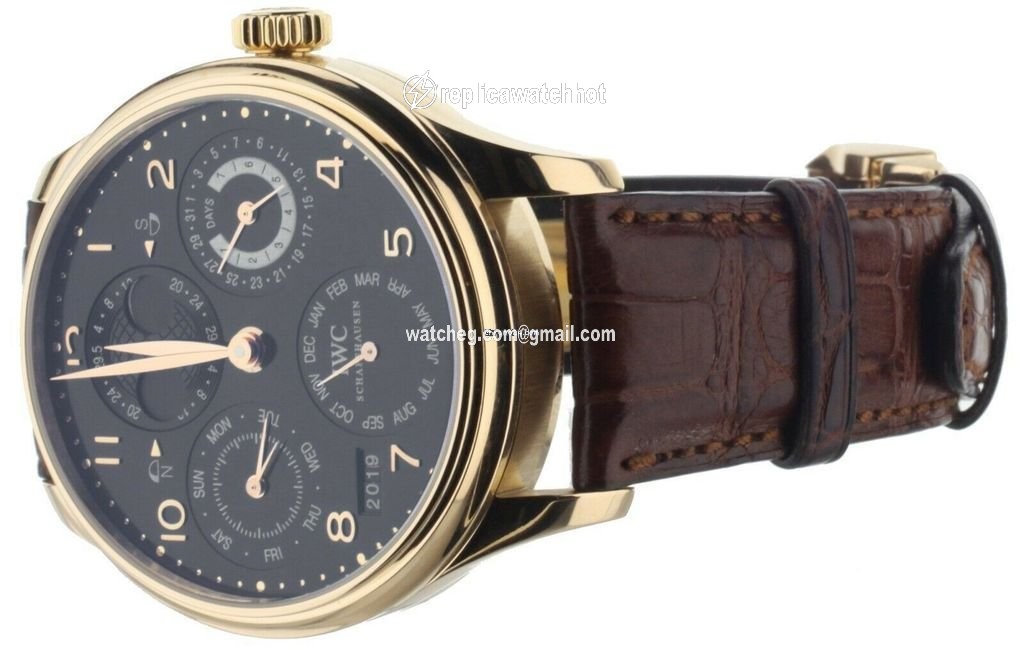 IWC Portuguese Perpetual Calendar Mens watch Unisex Automatic Rose gold IW5032-02 2
