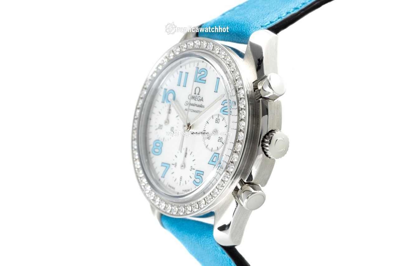 Omega Speedmaster Ladies Chronograph Womens watch Automatic Steel 3835.70.36 2