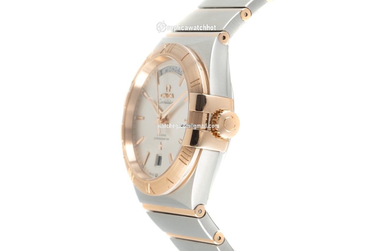 Omega Constellation Day-Date Mens watch Unisex Automatic Gold Steel 123.20.38.22.02.001 2