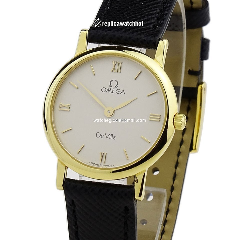 Omega De Ville Womens watch Quartz Yellow gold 7350.33.01 2