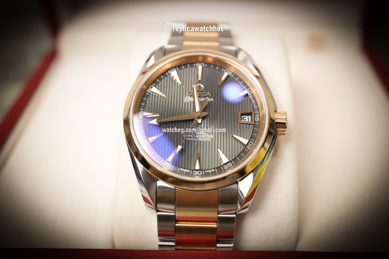 Omega Seamaster Aqua Terra Mens watch Unisex Automatic Gold Steel 231.20.39.21.06.001 2