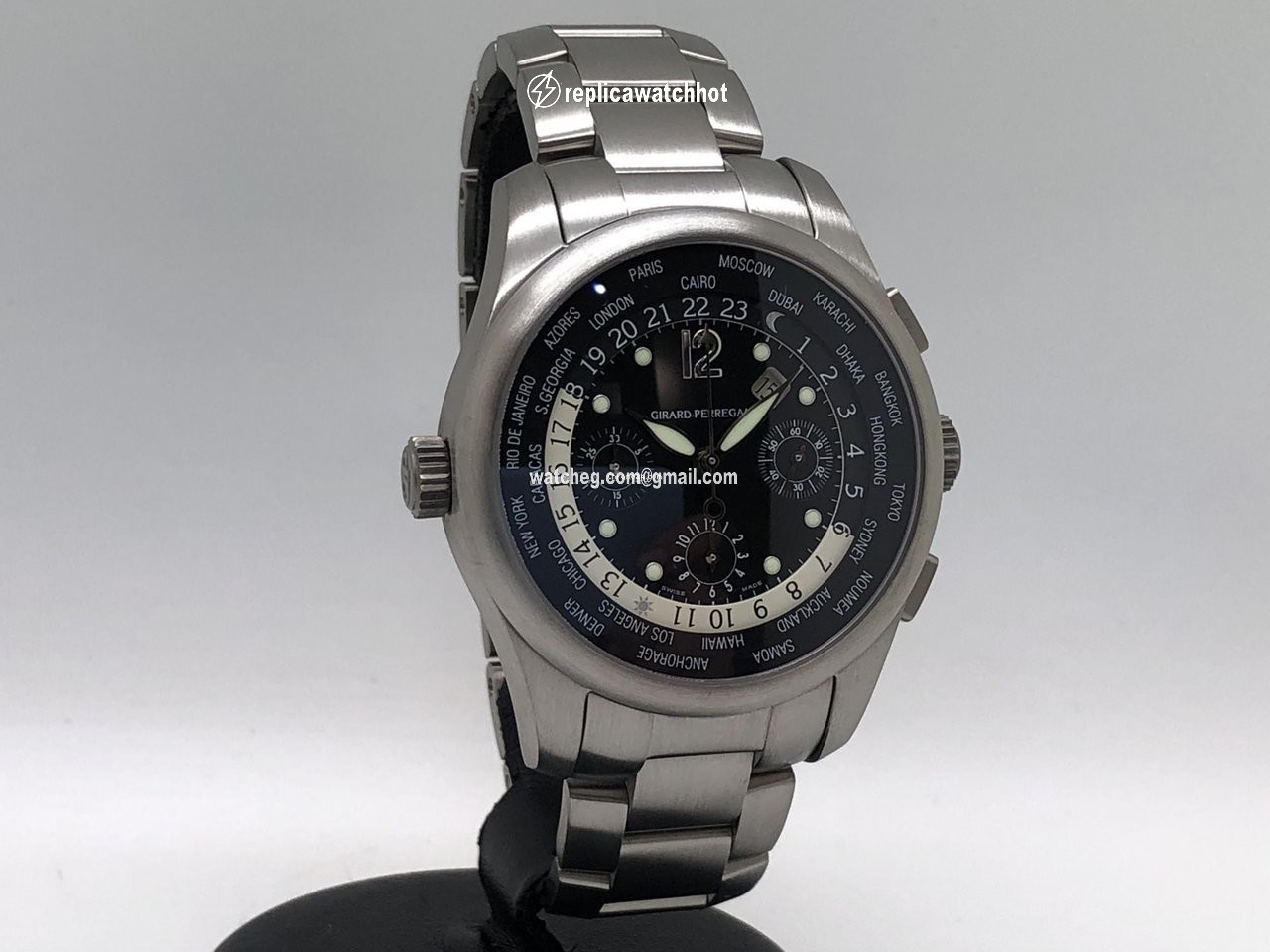 Girard Perregaux WW.TC Mens watch Unisex Automatic Titanium 49800-T-21-6046 2